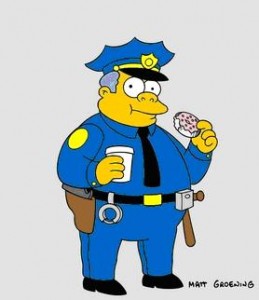 Simpsons Cop