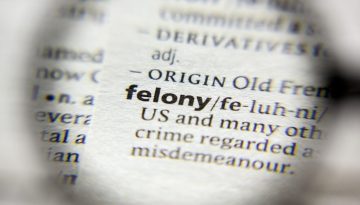 felony criminal charge