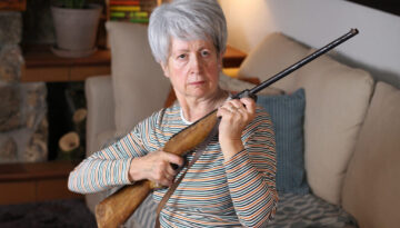 Murder Defense - Texas - Woman Holding Rifle