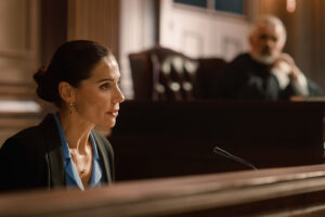 Witness in Courtroom